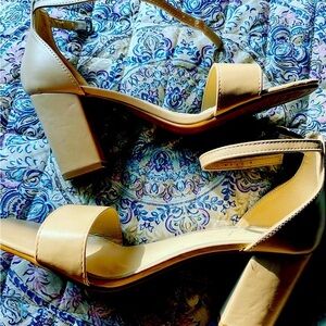 Mari A. Tan Block Heel Sandals